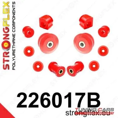 Set bucse poliuretan fata STRONGFLEX (VW Golf II,  III) - 226017B
