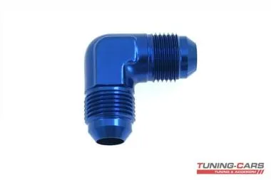 Fiting aluminiu cot 90 de grade AN8 TurboWorks - MP-AL-030