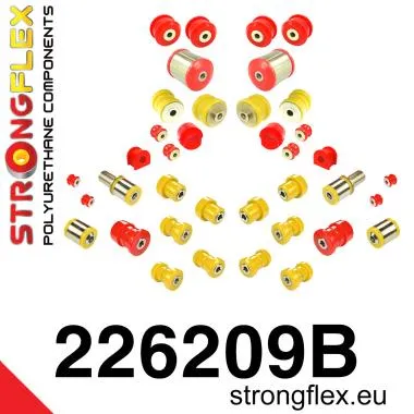 Set bucse poliuretan fata/spate STRONGFLEX (Audi A6 C5,  S6) - 226209B