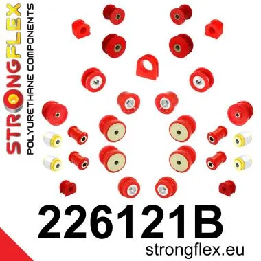 Set bucse poliuretan fata/spate STRONGFLEX (Audi S3 8L,  TT) - 226121B