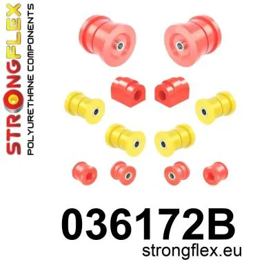 Set bucse poliuretan spate STRONGFLEX (BMW E34,  E32) - 036172B