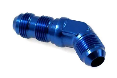 Fiting aluminiu cot 45 de grade AN8 TurboWorks - MP-AL-034