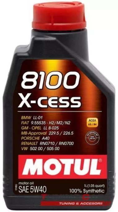 Ulei Motul 8100 X-Cess 5w40 1l - XCESS5W401L