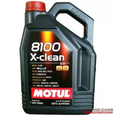 Ulei Motul 8100 X-Clean 5w40 5l  - XCLEAN5W405L