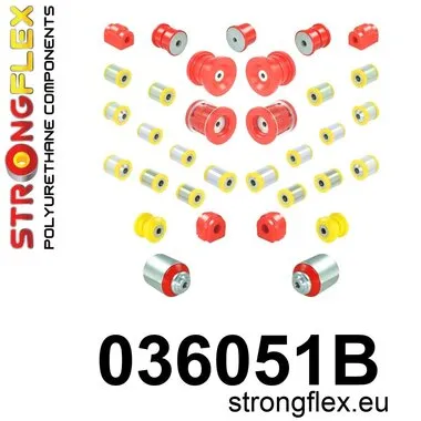 Set bucse poliuretan fata/spate STRONGFLEX (BMW F30,  F20) - 036051B